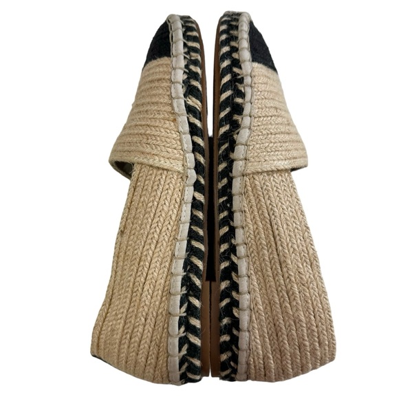 NWOT Zara Trafaluc Espadrille Jute Slip-On Loafers Size 39/US 8 - Picture 11 of 16